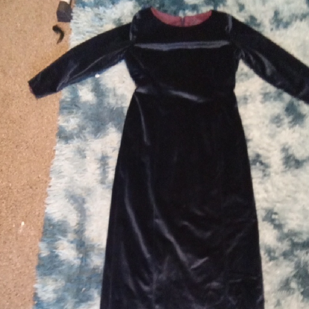 NAVY BLUE EVENING DRESS
